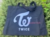 KPOP Group Two Times Black Tote Bag