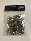 10mm Silver Coloured Pyramid Studs - 100 pack
