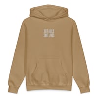 Image 3 of THE HOT GIRLS SAVE LIVES HOODIE - THE CAMO EDIT IN WHITE