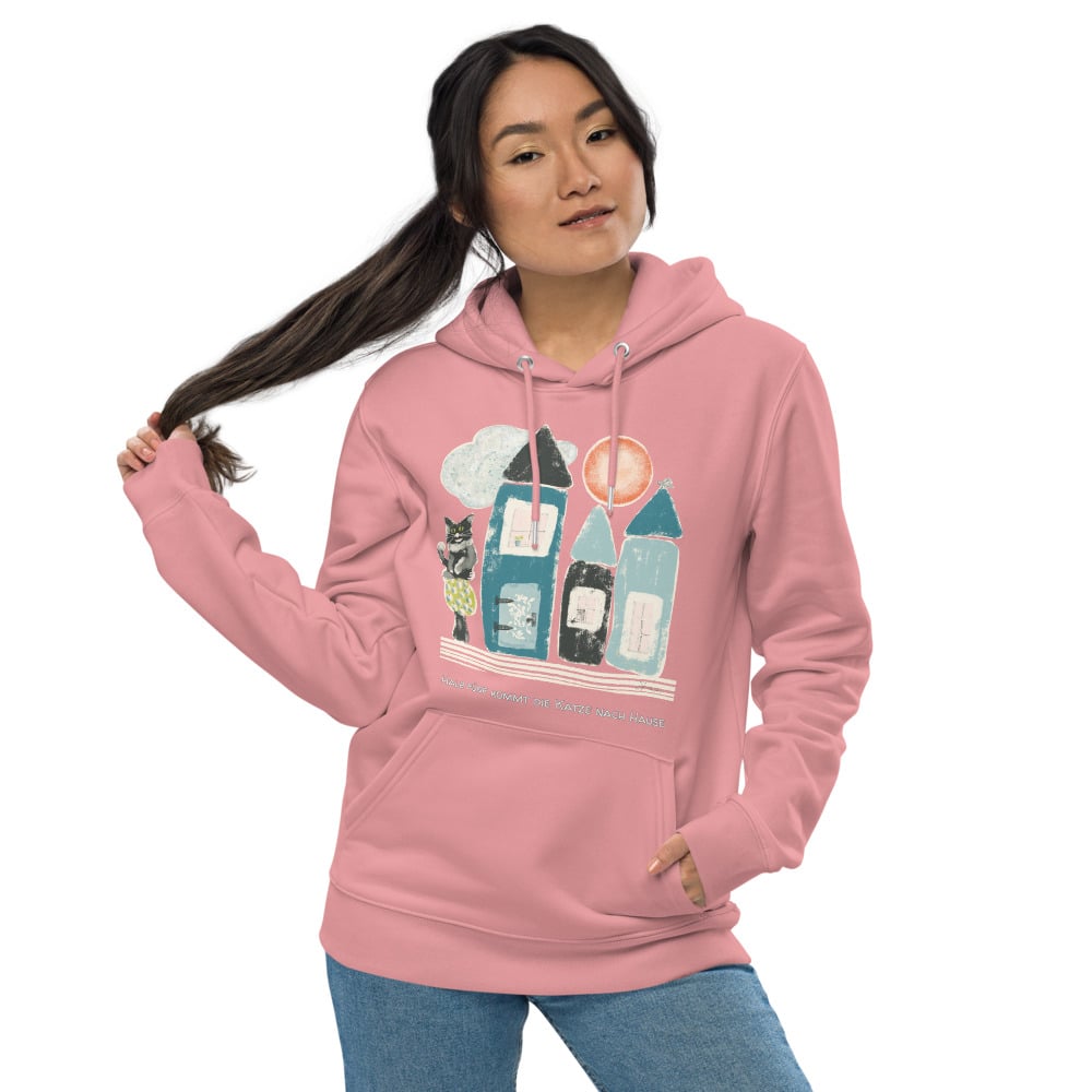 Image of Halb fünf kommt die Katze nach Hause Unisex Hoodie