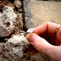 Image 5 of “Daddy” DILF Sterling Silver Rhodium Plated Signet Ring 