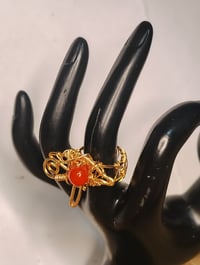 Image 5 of Carnelian Eye of Ra ring
