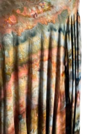 Image 4 of M Jersey Knit Cardigan in Earthy Watercolor Ice Dye