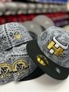 New Era 5950 Defining Moments Grey Paisley/ Blk/ Metallic Gold 