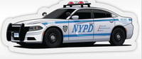 NYPD Charger sticker 