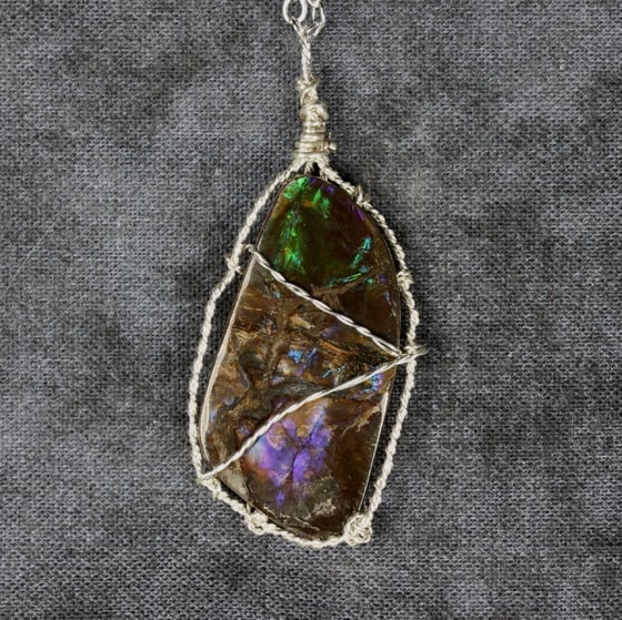 Image of AMMOLITE BLUE-GREEN