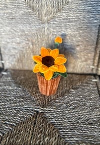 Image 5 of Chenille Potted Sunflower 