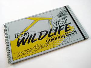 Image of The Mercer & Dibble Urban Wildlife Coloring Book {LIMITED EDITION}