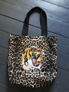tiger leopard print shoulder bag copy copy