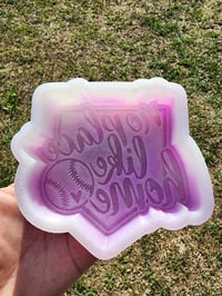 No Place Like Home Freshie Silicone Mold (Baseball)