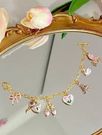 Coquette Day Dream Gold Plated Charm Bracelet 