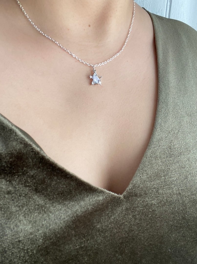Image of Shooting Star Pendant ✨⭐️💫(Silver or Gold Plated Chain)