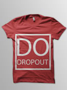 Image of Drop Out Logo Red/White