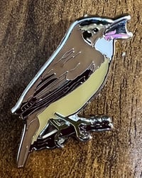 Image 2 of Sedge Warbler - No.104 - UK Birding Pins - Enamel Pin Badge