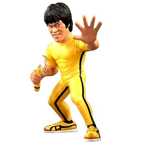 Image of Bruce Lee 6" Figure - Game of Death with Nunchucks