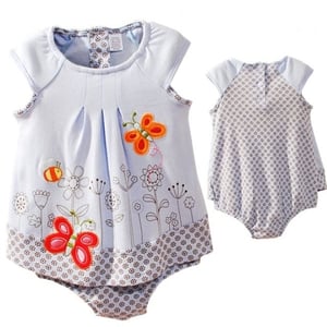 Image of Butterfly Romper Dress