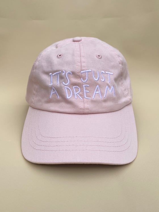Image of IT'S JUST A DREAM EMBROIDERED CAP - PINK