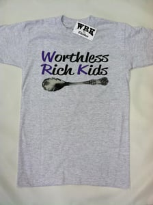 Image of The Worthless Rich Kids Tee - Heather (Holiday Special)