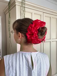 Image 2 of Smol Dot Fruffle with Red Trim