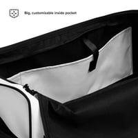 Image 3 of White Duffle bag