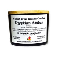 Image 1 of The Luxury Collection Egyptian Amber Black Matte Candles