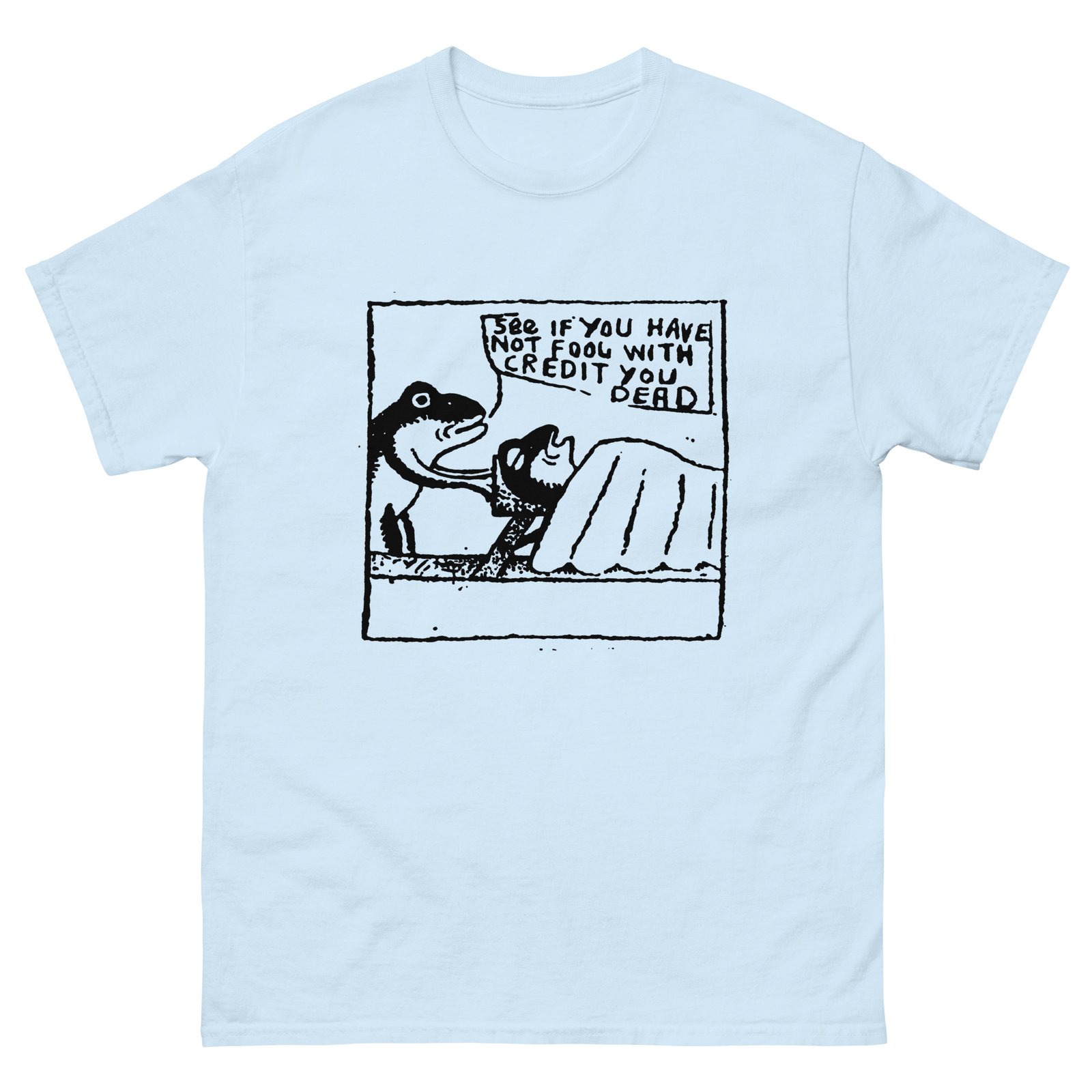 Eugene Teal - CREDIT T-Shirt | Dummy Zine - Comics History and
