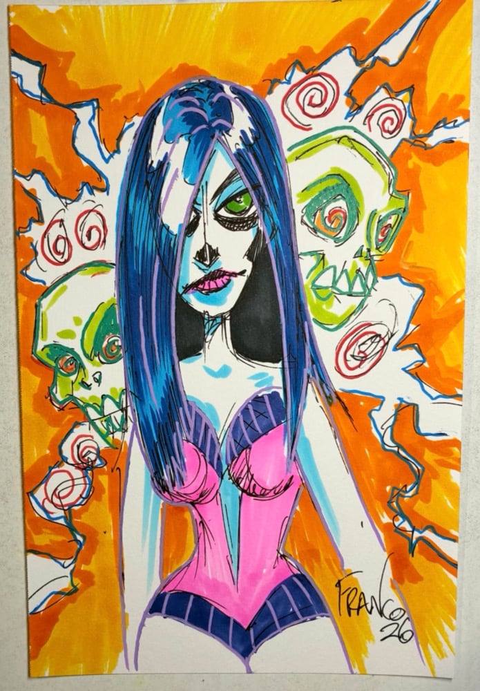 Image of Day of the Dead girl
