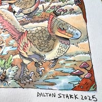 Image 2 of Raptors After The Rain Original Artwork