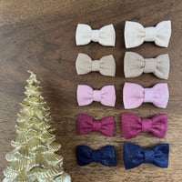 Barrettes gaze de coton irisé 