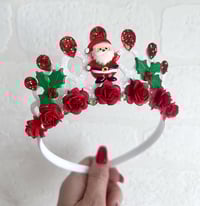 Image 3 of Christma Santa Tiara Crown