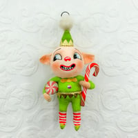 Image 1 of Elf with Candy Cane and Peppermint
