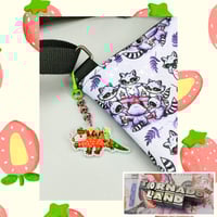 Image 1 of Strawberry Possum Mama Purse Charm