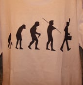 Image of Band Geek "Evolution" WHITE TEE