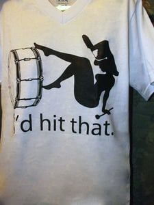 Image of "Hit That" Band Geek Swagg WHITE TEE