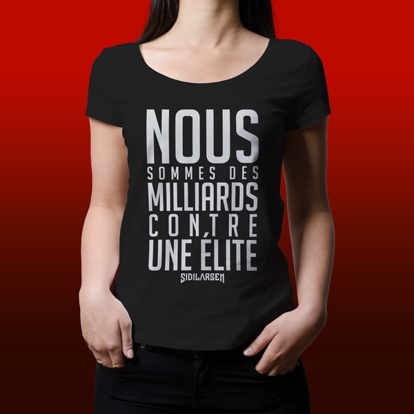 Image of NOUVEAU : T-shirt femme "Des milliards 2"