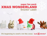 Image 2 of Kozik 1.5" Smorkin' Labbit Xmas Super Fun Pack 