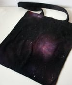 Image of GALAXY Tote Bag with allover (black)