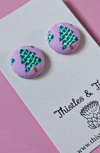 Image 3 of Christmas Tree Fabric Studs - SKU 256