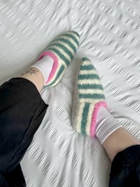 Image 5 of Sailor Slippers Knitting Pattern