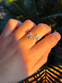 Image 2 of Jasmine Butterfly ring 925ss