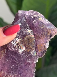 Image 7 of NATURAL RAINBOW IRIDESCENT CUBIC FLUORITE -CHINA- E