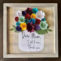 Image 2 of Thank You, Mom Mason Jar Sign