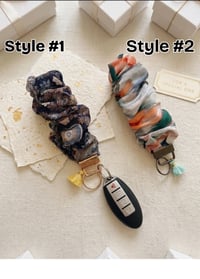 Image 2 of Scrunchie Wristlet Keychains: Hands-Free Harmony