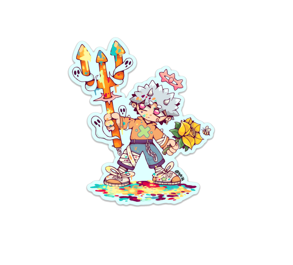 Image of “YOKA” Sticker Variant (Orange Cream)