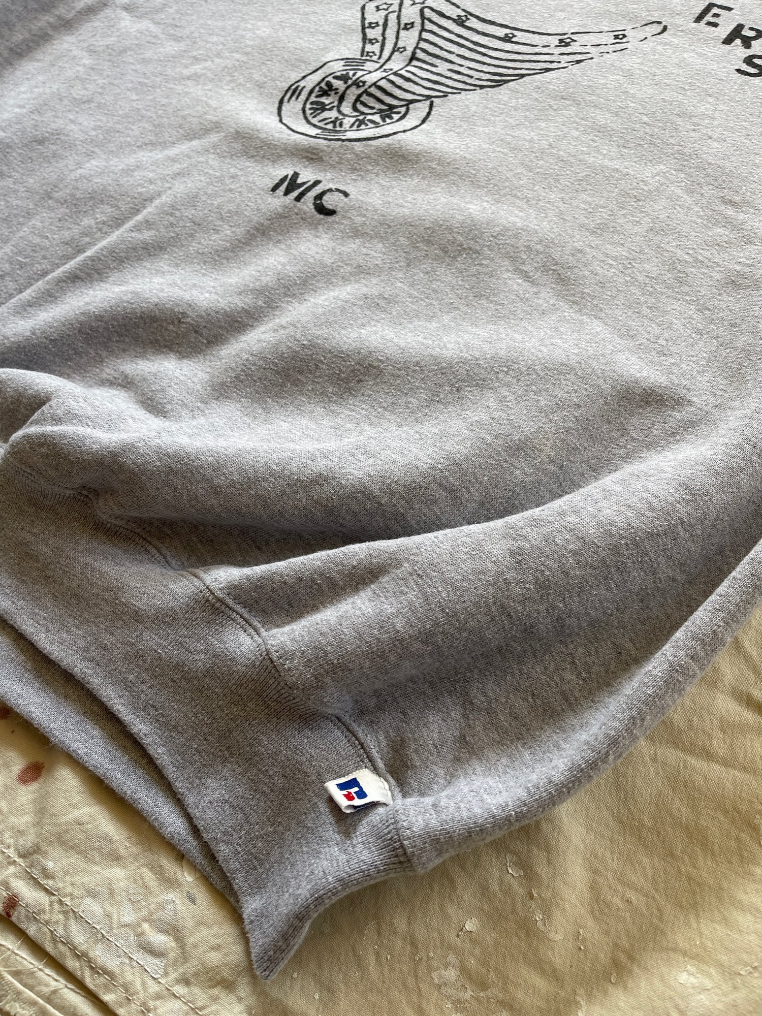 Image of Motor Club sweatshirt (XXL)-heather grey 