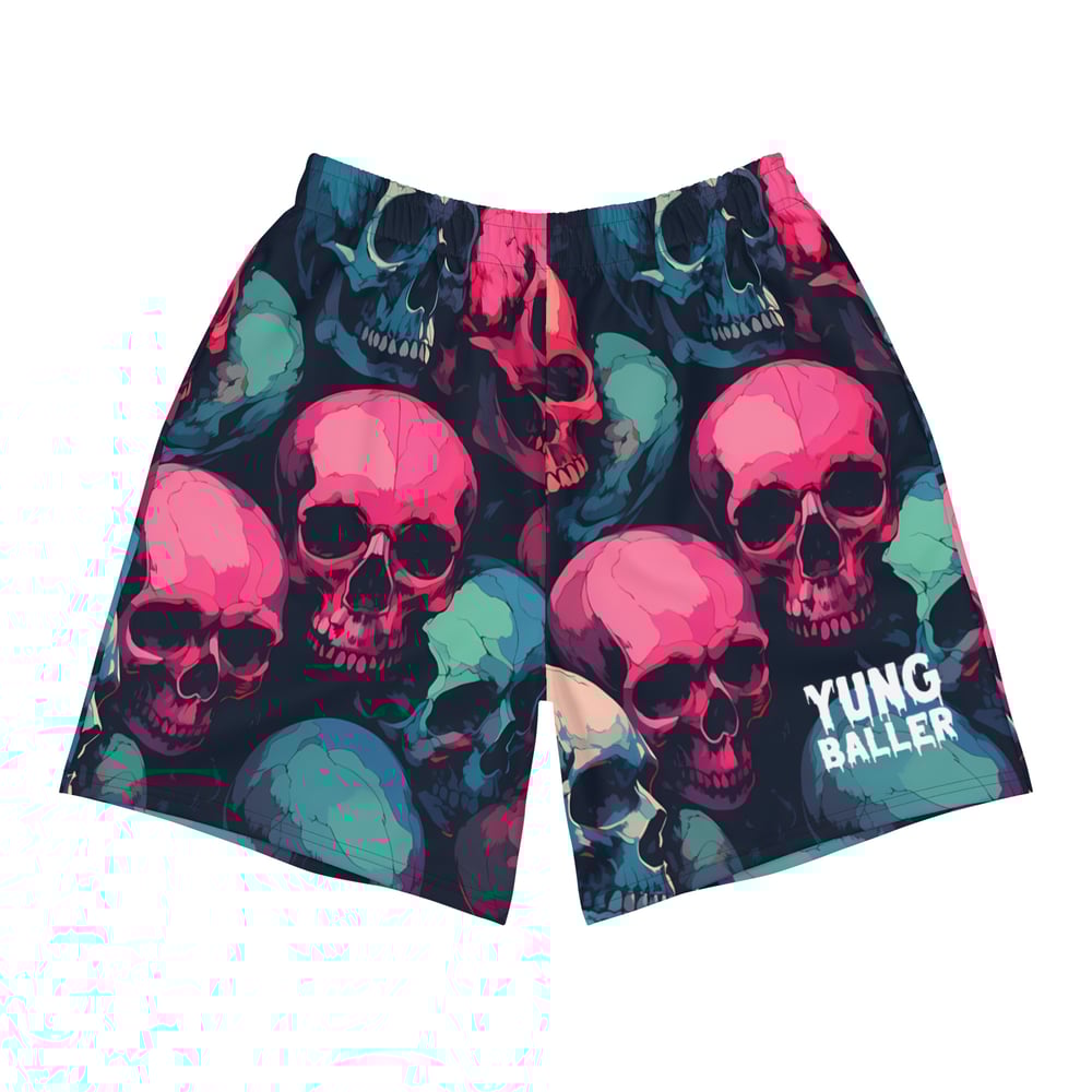 YB P&B Skulls Shorts