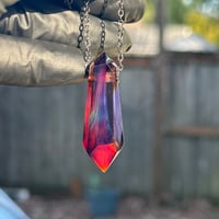 Image 11 of Crystal Pendant 1 - Amber Purple 