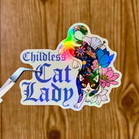 Image 2 of Childless Pet Mom Stickers