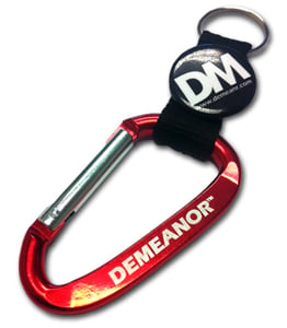 Image of Demeanor Carabiner Strap Keychain