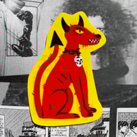 DEVIL DOGGIE STICKER